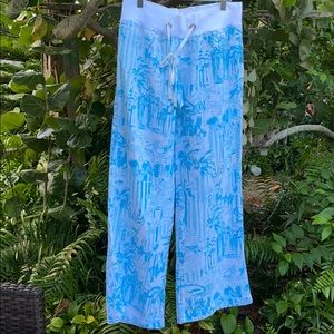 Lilly Pulitzer linen the beach pant